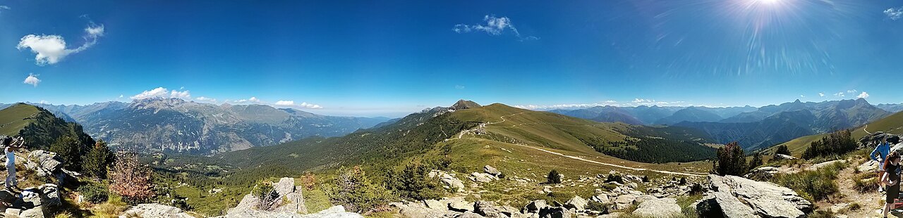 Kamm und Höhenweg am Colle di Sampeyre